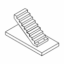 Grade Slab to Precast Stair