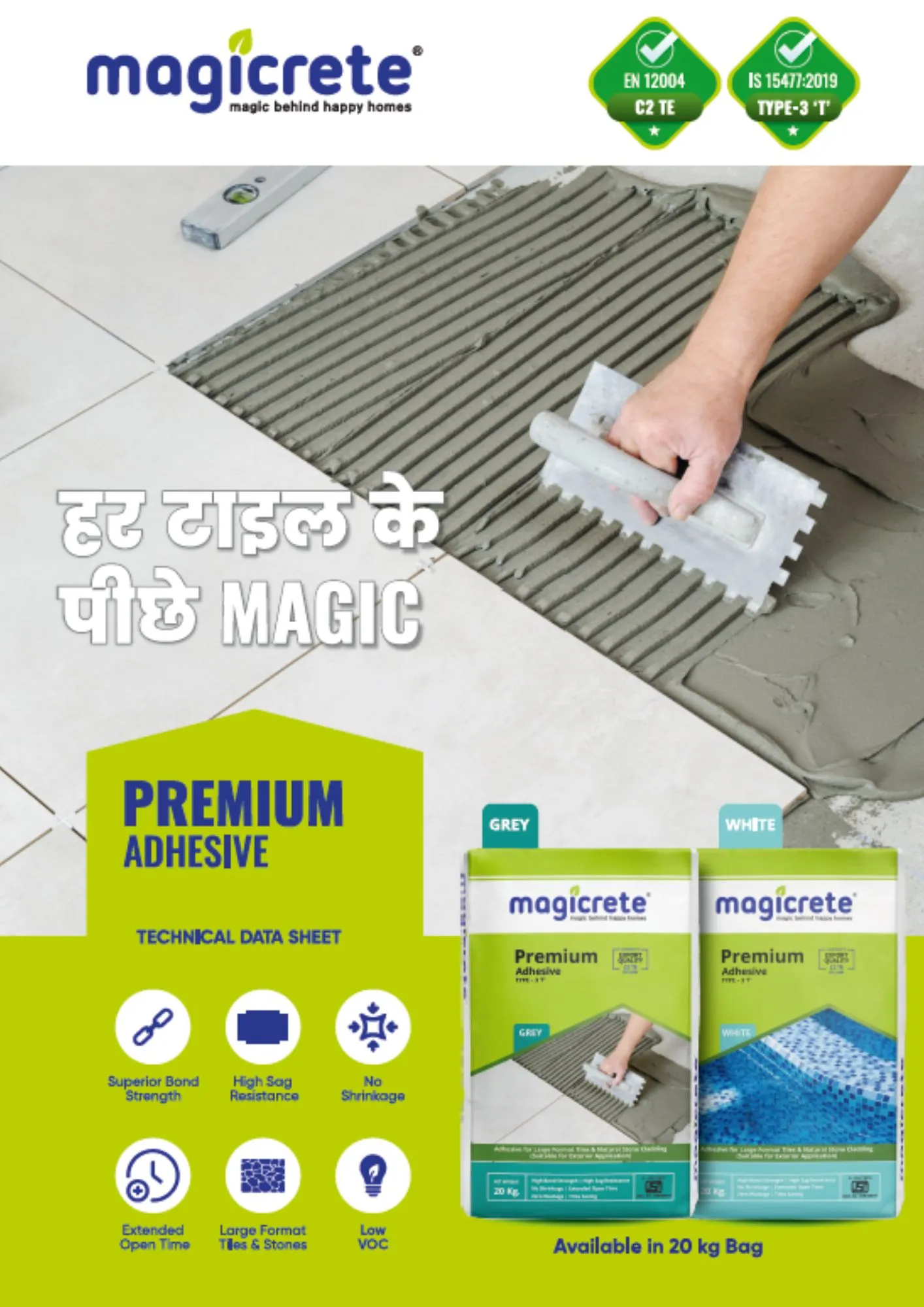 Premium Tile Adhesive Premium Tile Adhesive