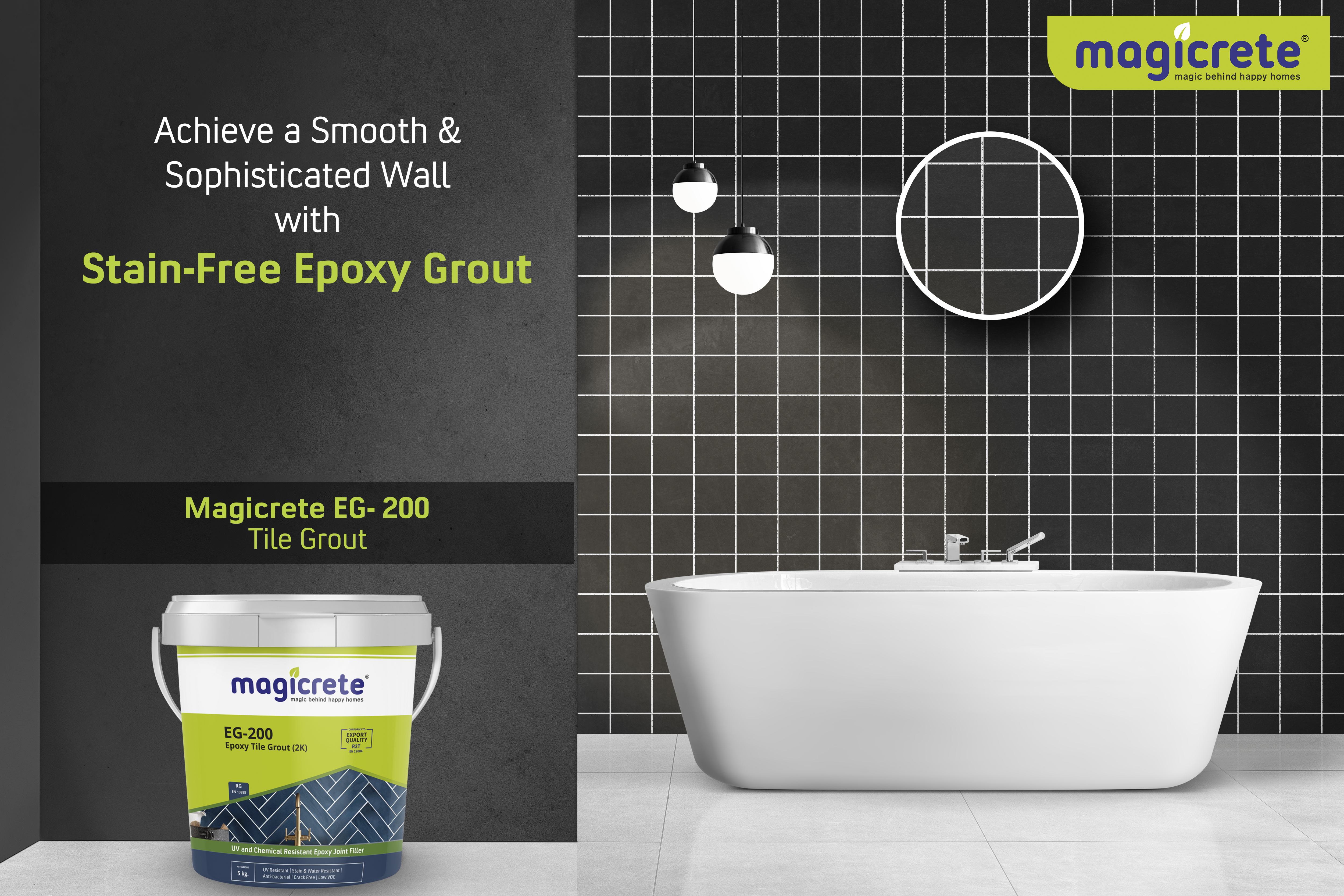 Sophisticated Walls with Magicrete EG-200 Sophisticated Walls with Magicrete EG-200