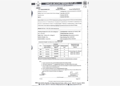 AAC Blocks Test Report