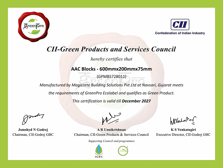 Green PRO - AAC Blocks (Navsari)