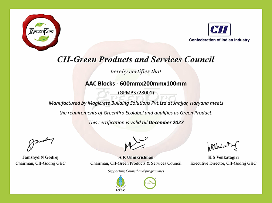 Green PRO - AAC Blocks (Jhajjar)